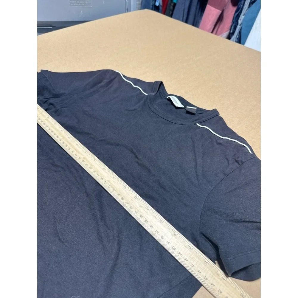 Calvin Klein Mens Black Short Sleeve Logo T-Shirt Size S